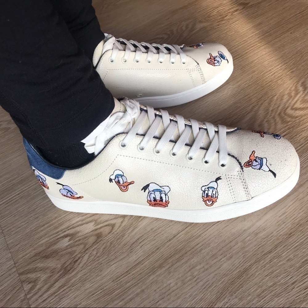 Moa Concept Donald Duck Sneakers US 8.5 Y2K Pop Culture Streetwear